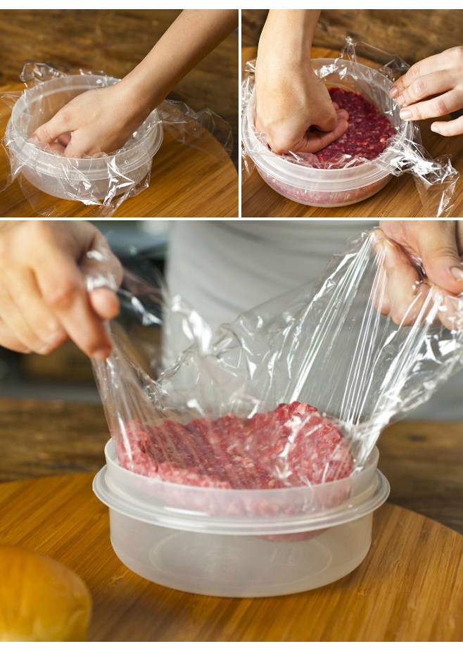 Como fazer hamburguer - Moldando a carne