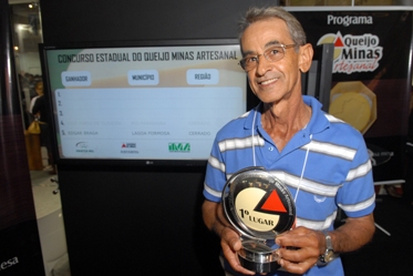 José Baltazar, vencedor do Concurso melhor Queijo Minas Artesanal